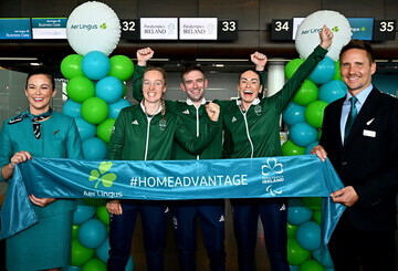 Paralympics Ireland Team Departure