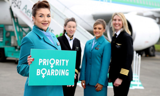Aer Lingus ‘gets on board’ with International Women Day!