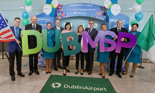 Aer Lingus commences Ireland’s first direct flight to Minneapolis-St. Paul