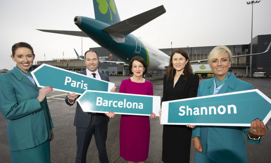 Aer Lingus launches two new European routes from Shannon for Summer 2020