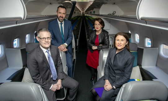 Aer Lingus launches new A321neo LR aircraft at Shannon airport