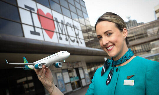 AER LINGUS LAUNCHES FOUR NEW DIRECT, NON-STOP TRANSATLANTIC FLIGHTS FROM MANCHESTER CREATING UP TO 120 JOBS