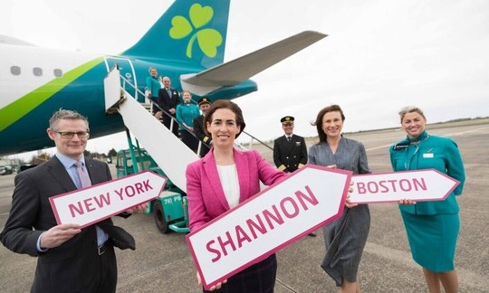 Aer Lingus reconnects Shannon with the United States