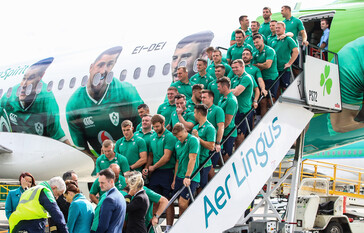 Irish Rugby Team Send Off