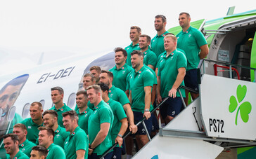 Irish Rugby Team Send Off