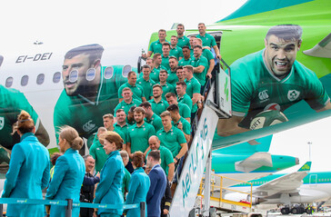 Irish Rugby Team Send Off
