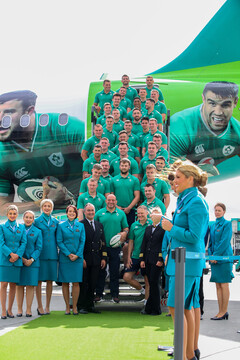 Irish Rugby Team Send Off