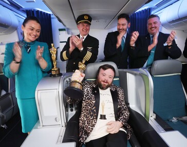 Aer Lingus welcomes home Oscar winners ‘An Irish Goodbye’!