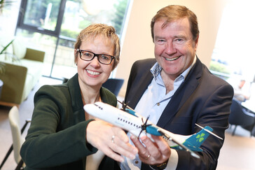 Conor McCarthy Executive Chairman of Emerald Airlines and Lynne Embleton CEO of Aer Lingus 4