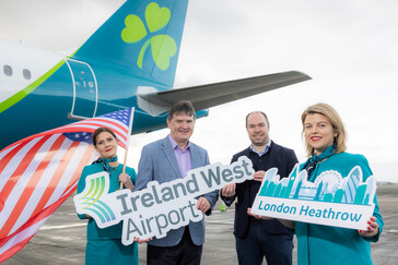 Aer Lingus announces new route from Ireland West Airport Knock to London Heathrow