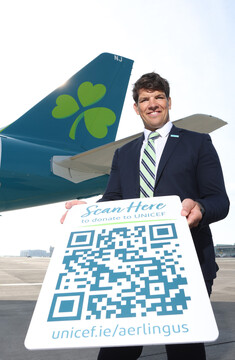 NO REPRO FEE Aer Lingus UNICEF-2
