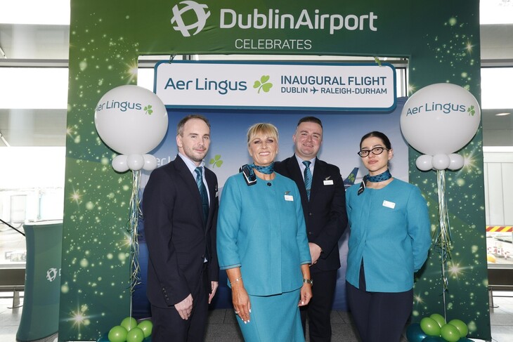 Aer Lingus inaugural RDU 2
