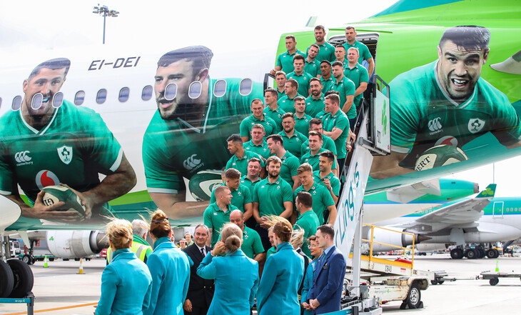 Irish Rugby Team Send Off