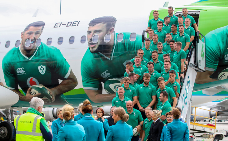 Irish Rugby Team Send Off