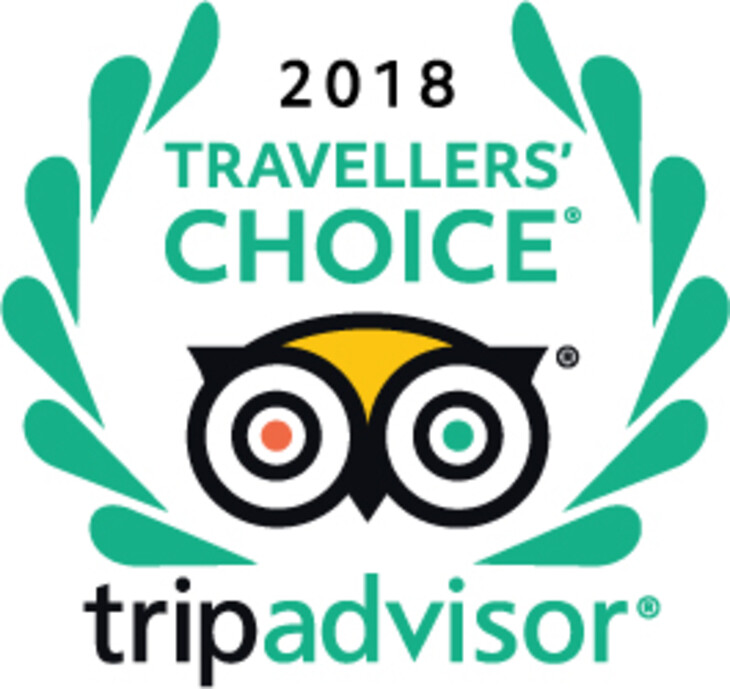 Trip Advisor Travellers' Choice 2018